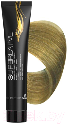 

Крем-краска для волос Farmagan, Блонд;русый, Superlative с аммиаком 10.01 холодн. светлый платин. блонд натур