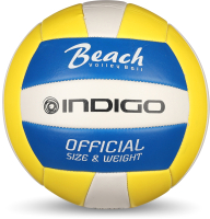 Мяч волейбольный Indigo Attack 1179 (белый/синий/желтый) - 