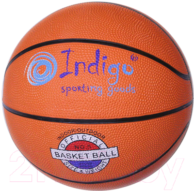 Баскетбольный мяч Indigo 7300-6-TBR (оранжевый)