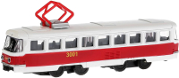 Трамвай игрушечный Технопарк SB-16-66-OR-WB - 