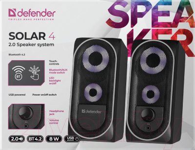 Мультимедиа акустика Defender Solar 4 / 65404