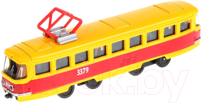 Трамвай игрушечный Технопарк SB-16-66WB