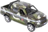 Автомобиль игрушечный Технопарк UAZ Pickup Военный / PICKUP-MIL - 