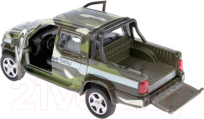 Автомобиль игрушечный Технопарк UAZ Pickup Военный / PICKUP-MIL