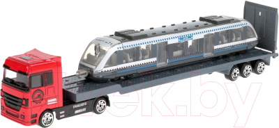 

Автомобиль игрушечный Технопарк, Тягач с трамваем / 1045G-R