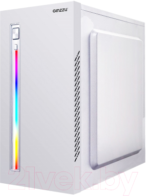 Корпус для компьютера Ginzzu D380 (белый)
