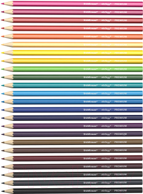 Набор цветных карандашей Erich Krause ArtBerry Premium металлический / 44631 (24цв)