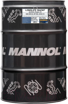 

Моторное масло Mannol, Longlife Ester 504/507 5W30 SN/CF / MN7715SP-DR