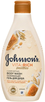 

Гель для душа Johnson's, Vita Rich с йогуртом овсом и медом ухаживающий