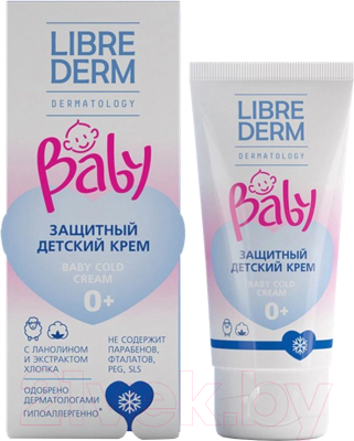 Крем детский Librederm Baby Cold-cream защитный с ланолином и экстрактом хлопка (50мл)