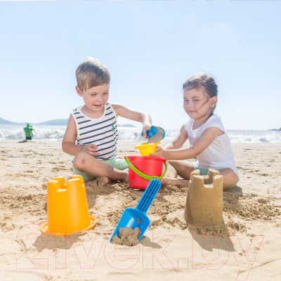 Набор игрушек для песочницы Hape Пляжный набор 5 в 1 / E4053-HP
