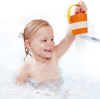 Набор игрушек для ванной Hape Счастливые ведра / E0205-HP