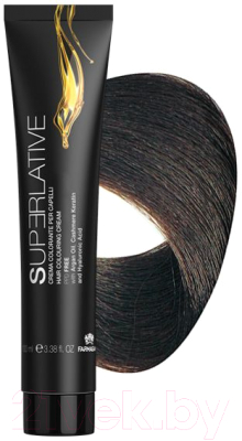 

Крем-краска для волос Farmagan, Шатен, Superlative с аммиаком 4.2 каштановый ирис