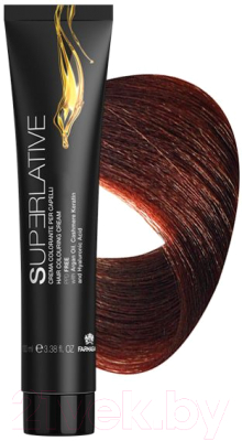 

Крем-краска для волос Farmagan, Шатен;красный, Superlative с аммиаком 5.5 светло-каштановый махагон