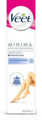 Крем для депиляции Veet Minima для чувствительной кожи (200мл)