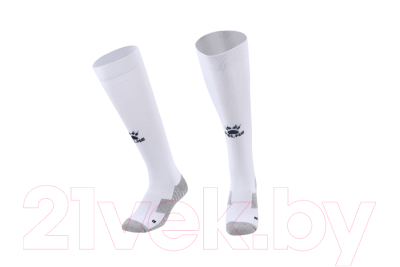 Гетры футбольные Kelme Elastic Mid-Calf Football Sock / K15Z908-103 (L, белый)