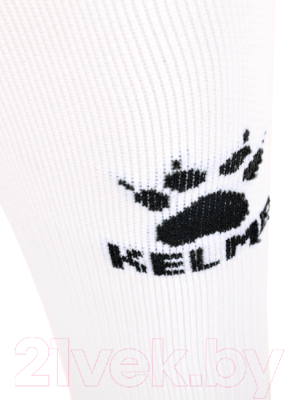 Гетры футбольные Kelme Elastic Mid-Calf Football Sock / K15Z908-103 (M, белый)