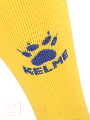 Гетры футбольные Kelme Elastic Mid-Calf Football Sock / K15Z908-714 (L, желтый)