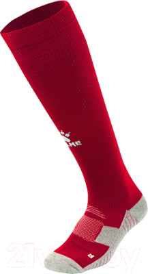 Гетры футбольные Kelme Elastic Mid-Calf Football Sock / K15Z908-610 (L, красный)