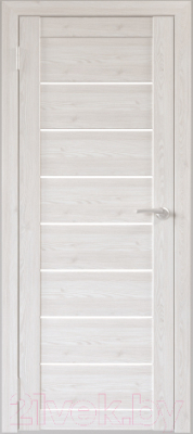 Дверь межкомнатная Юни Бона 01 60x200 (лиственица сибиу/стекло белое)