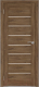 Дверь межкомнатная Юни Бона 01 80x200 (дуб стирлинг/стекло белое) - 