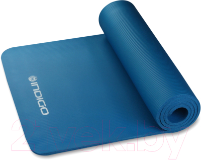 Коврик для йоги и фитнеса Indigo NBR IN229 (синий)