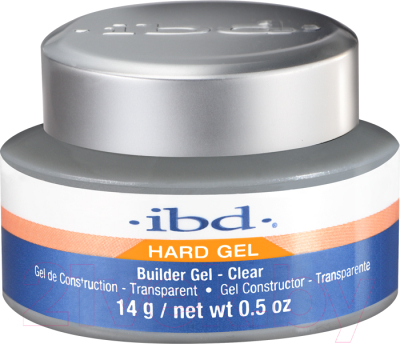 Моделирующий гель для ногтей IBD Builder Gel Clear конструирующий прозрачный (14г)