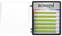 Ресницы для наращивания Bombini Holi D-0.07-mix (6 линий, зеленый) - 