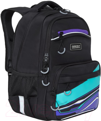Школьный рюкзак Grizzly RB-054-2 (фиолетовый)