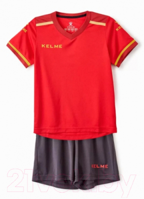 Футбольная форма Kelme S/S Football Set Kid / 3873001-667 (160, красный)