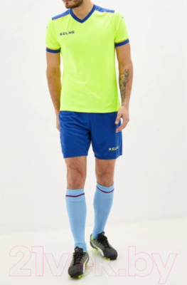 Футбольная форма Kelme S/S Football Set / 3871001-918 (M, салатово-синий)