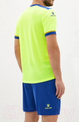 Футбольная форма Kelme S/S Football Set / 3871001-918 (L, салатово-синий)