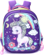Школьный рюкзак Grizzly RA-979-1 (фиолетовый) - 