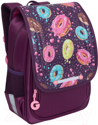 Изображение товара Школьный рюкзак Grizzly RAk-090-3 (фиолетовый)