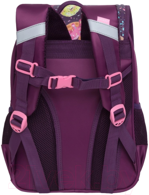 Изображение товара Школьный рюкзак Grizzly RAk-090-3 (фиолетовый)