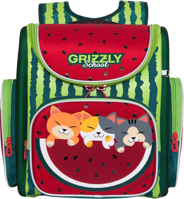 

Школьный рюкзак Grizzly, RAr-080-8