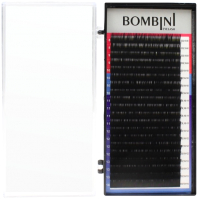 Ресницы для наращивания Bombini Микс C-0.10 8-14 (20 линий) - 