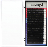 Ресницы для наращивания Bombini Микс C-0.12 8-14 (20 линий) - 