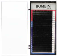 Ресницы для наращивания Bombini Микс D-0.07 8-14 (20 линий) - 