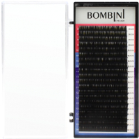 Ресницы для наращивания Bombini Микс D-0.12 8-14 (20 линий) - 