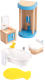 Комплект аксессуаров для кукольного домика Hape Ванная комната / E3451-HP - 