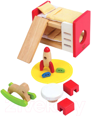 Комплект аксессуаров для кукольного домика Hape Детская комната / E3456-HP