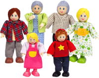Набор кукол Hape Счастливая европейская семья / E3500-HP - 