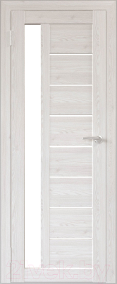 Дверь межкомнатная Юни Бона 04 40x200 (лиственица сибиу/стекло белое)