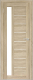 Дверь межкомнатная Юни Бона 04 40x200 (дуб сонома/стекло белое) - 