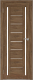 Дверь межкомнатная Юни Бона 06 60x200 (дуб стирлинг/стекло белое) - 