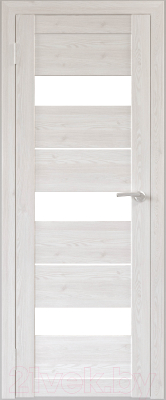 Дверь межкомнатная Юни Бона 12 70x200 (лиственица сибиу/стекло белое)