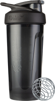 Шейкер спортивный Blender Bottle Strada Tritan / BB-STTR-FCBL (черный) - 