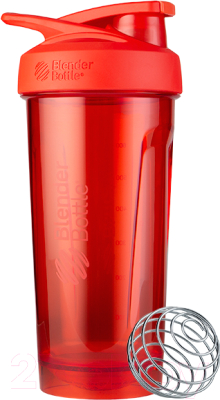Шейкер спортивный Blender Bottle Strada Tritan / BB-STTR-FCRD (красный)