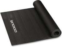 Коврик для йоги и фитнеса Indigo PVC YG03 (черный) - 